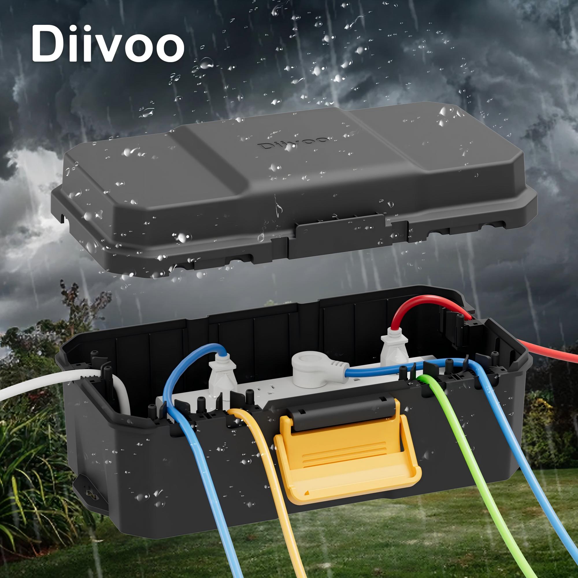 Smart Garden Hub - Diivoo wasserdichte Steckdosenbox für den Außenbereich,