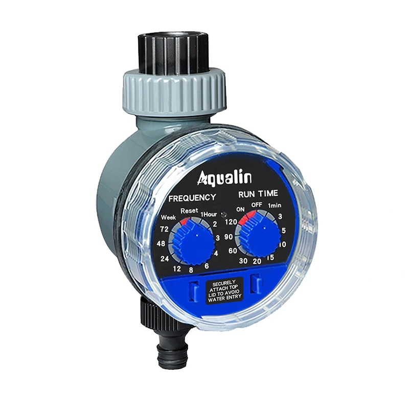 Smart Garden Hose Timer - Gartenbewässerungs-Timer mit Kugelventil / Magnetventil-Bewässerungsregler, wasserdichter