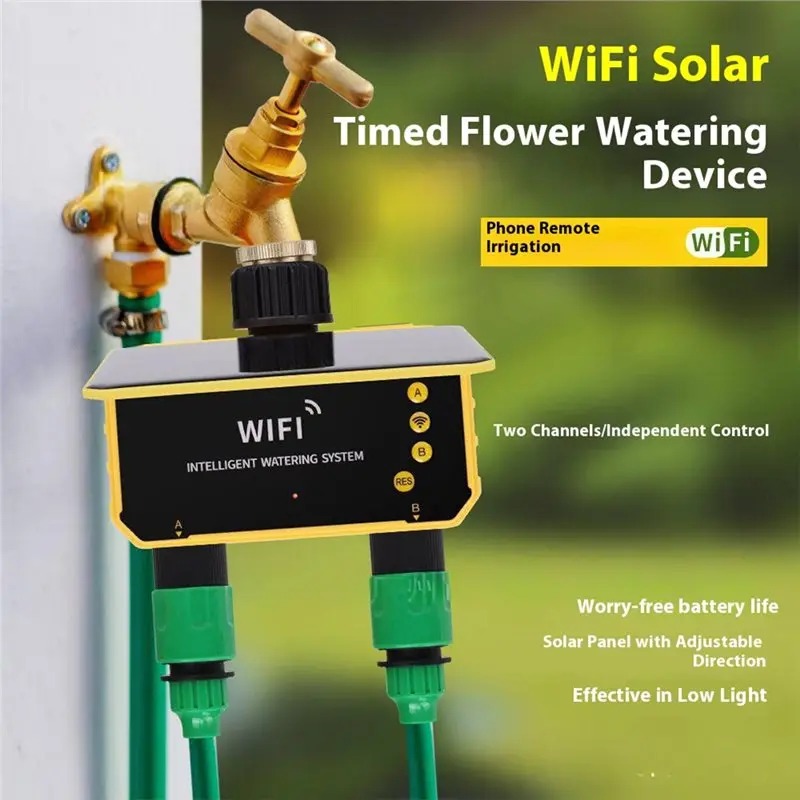 1/2 Ausgänge WLAN Solar-Bewäss – Smart Garden Tools Bewertung und Preis