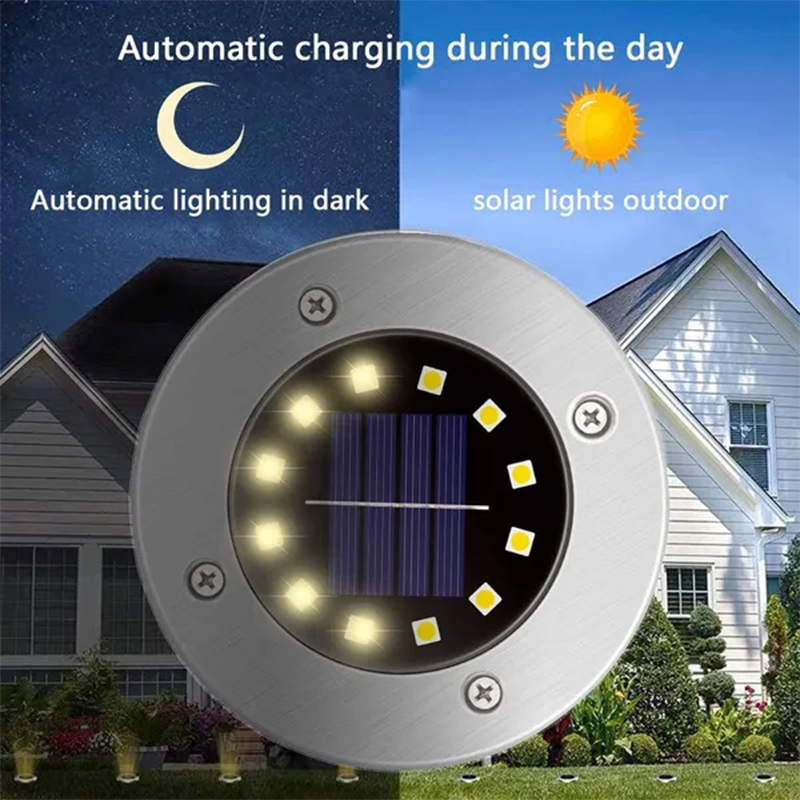 Solar-Bodeneinbauleuchten, 8/2 – Smart Garden Solar Lights Bewertung und Preis