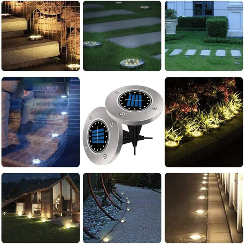 Solar-Bodeneinbauleuchten, 8/2 – Smart Garden Solar Lights Bewertung und Preis