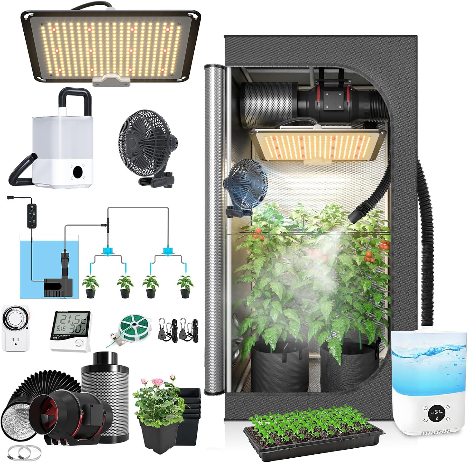 Verbessertes Integriertes Auto – Grow Tent Complete Kit Bewertung und Preis