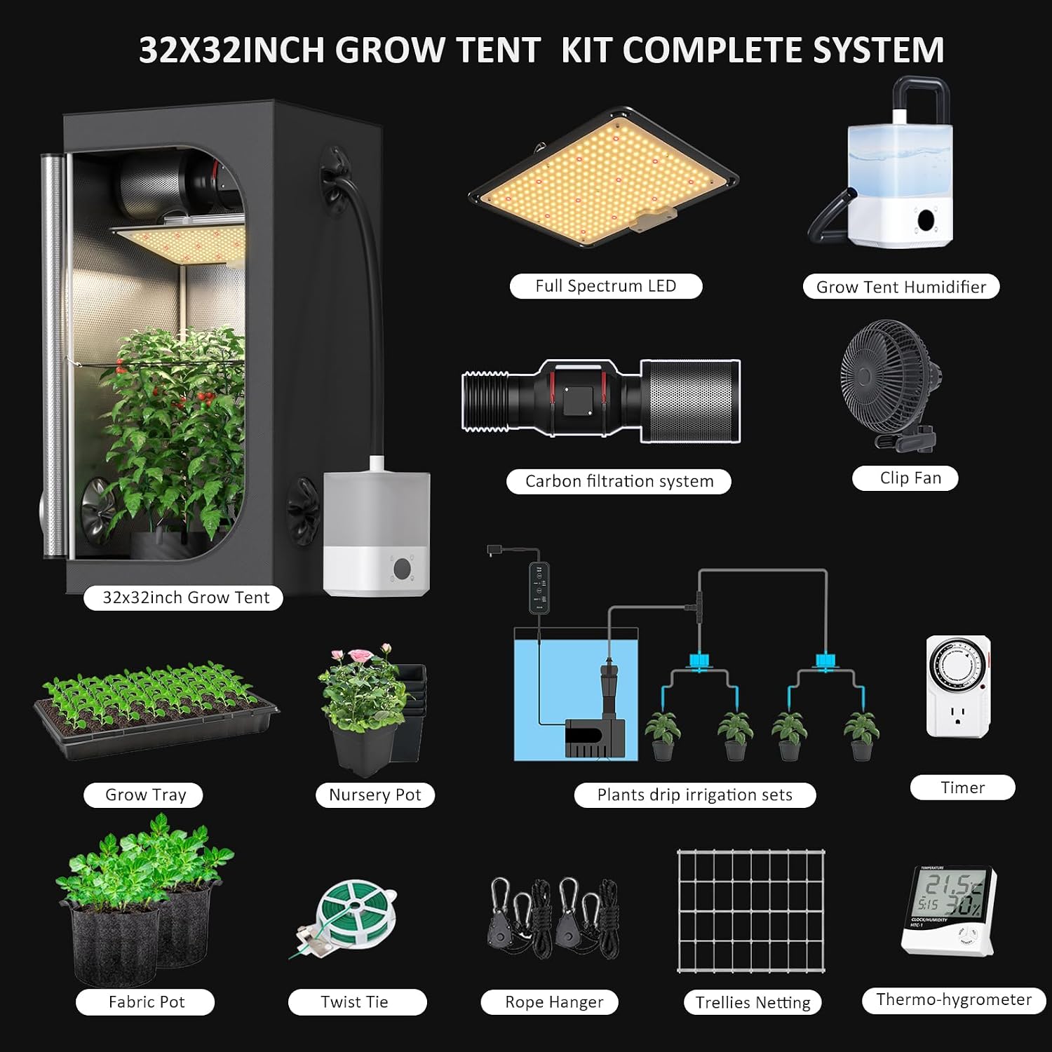 Verbessertes Integriertes Auto – Grow Tent Complete Kit Bewertung und Preis