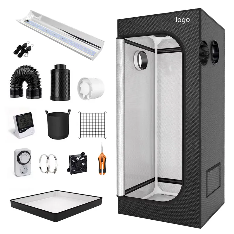Maßgefertigtes 600D Mylar-Gewe – Grow Tent Complete Kit Bewertung und Preis