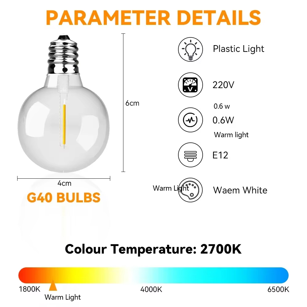 30M 15M Fee String Licht G40 L – Smart Garden Hub Bewertung und Preis